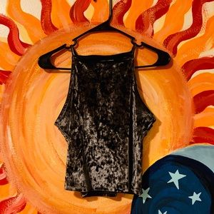 Hollister Cropped Halter Top